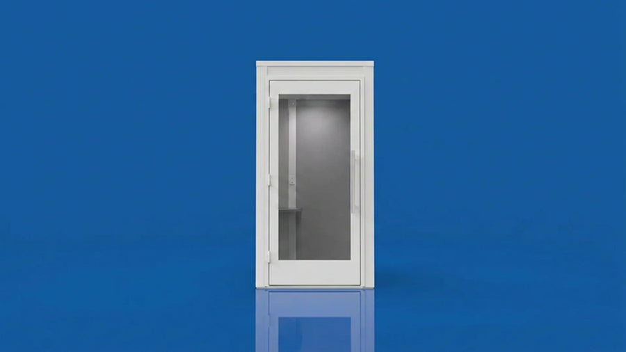 4' × 4' Concentration Suite — White Composite / Marble Gray PET