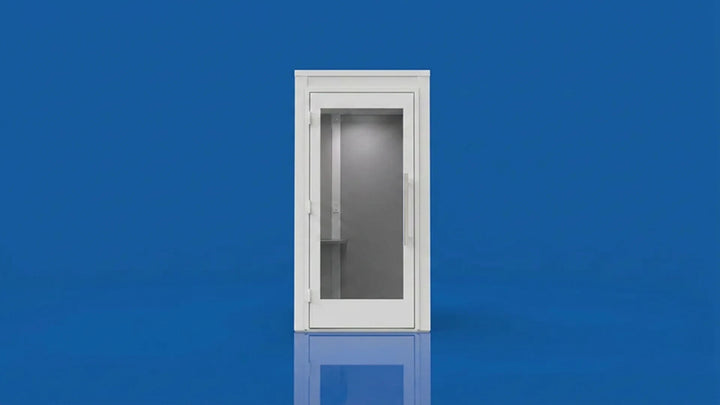 4' × 4' Concentration Suite — White Composite / Marble Gray PET